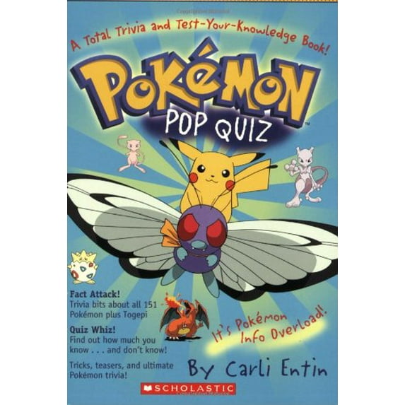 Pre-Owned Pokemon Pop Quiz (Pokemon S.) Paperback