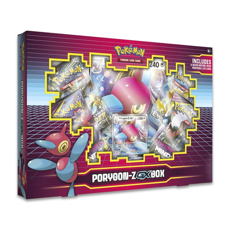 Pokemon Porygon Z GX Box- 1 foil oversize card featuring