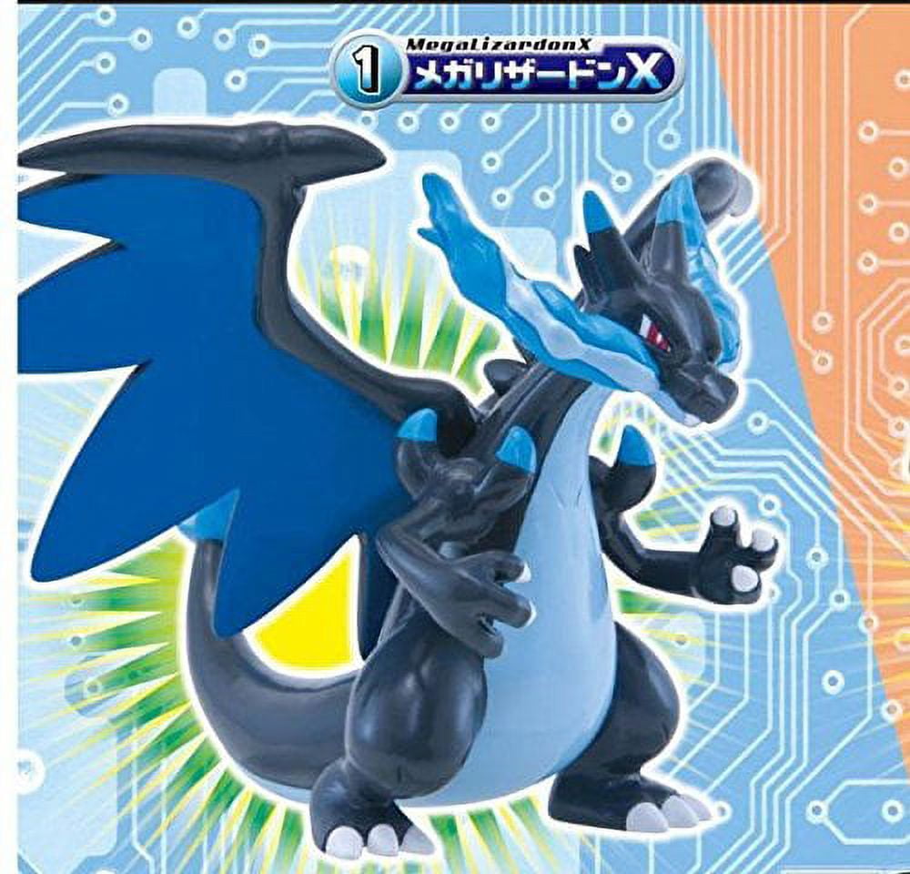 Pokemon Pose XY Mega Evolution Figure Tomy - Mega Charizard X 