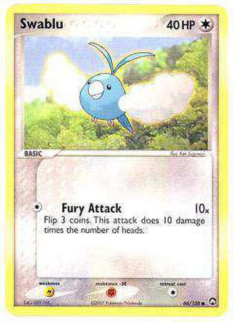 Pokemon Power Keepers Common Swablu #66 - Walmart.com Pokemon Power Keepers Common Swablu #66 - Walmart.com