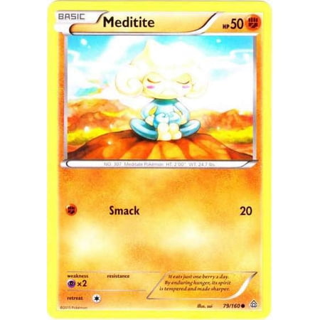 Pokemon Primal Clash Common Meditite #79