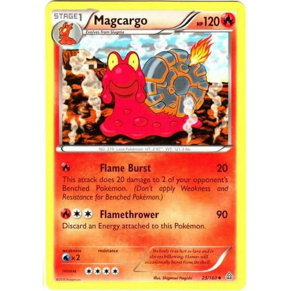 Pokemon Primal Clash Uncommon Magcargo #23