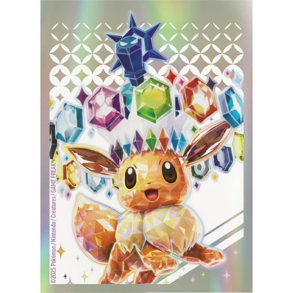 Pokemon Prismatic Evolutions Eevee Card Sleeves (65 Count)