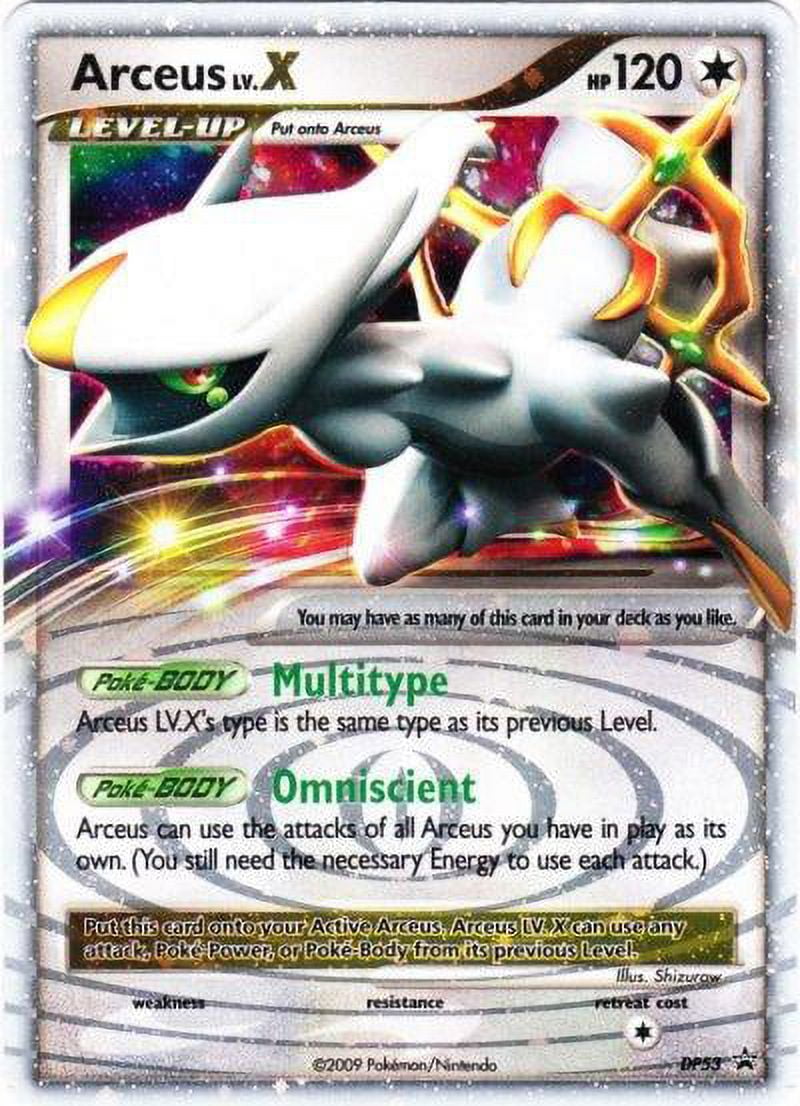 Pokemon Promo Arceus LV.X DP53 