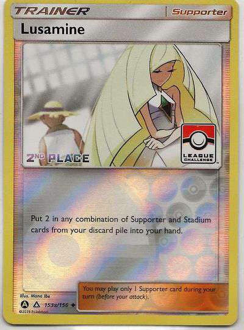 ポケモンカード Lusamine サポーター ホロカード Pokemon Promo Card Reverse Holo Lusamine #153a (League Challenge