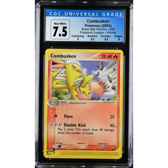 Pokemon Promo Cards Rare Combusken (Winner) #9 (CGC - Near Mint+ 7.5 (3927676146))