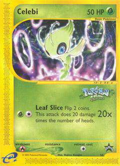 Pokemon Promo Cards WotC Promo Celebi #50