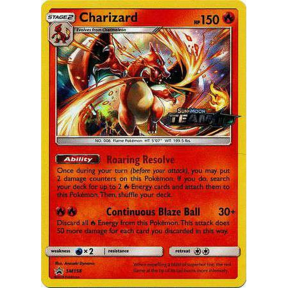 Pokemon Promo Charizard SM158 (Team Up Pre-Release)