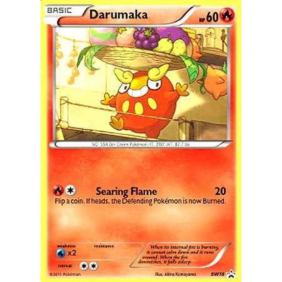 Pokemon Promo Darumaka BW18