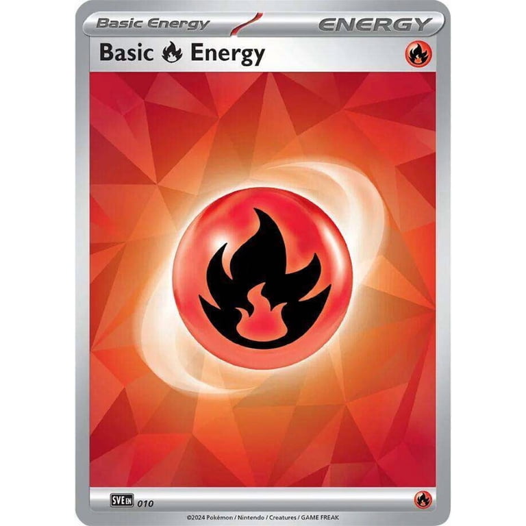 Pokemon Promo Fire Energy (Cracked Ice Holo) - Walmart.com