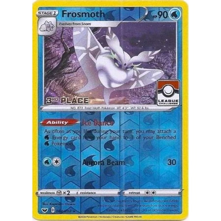 Pokemon Promo Rare Frosmoth #64 (League Challenge, 3rd Place)