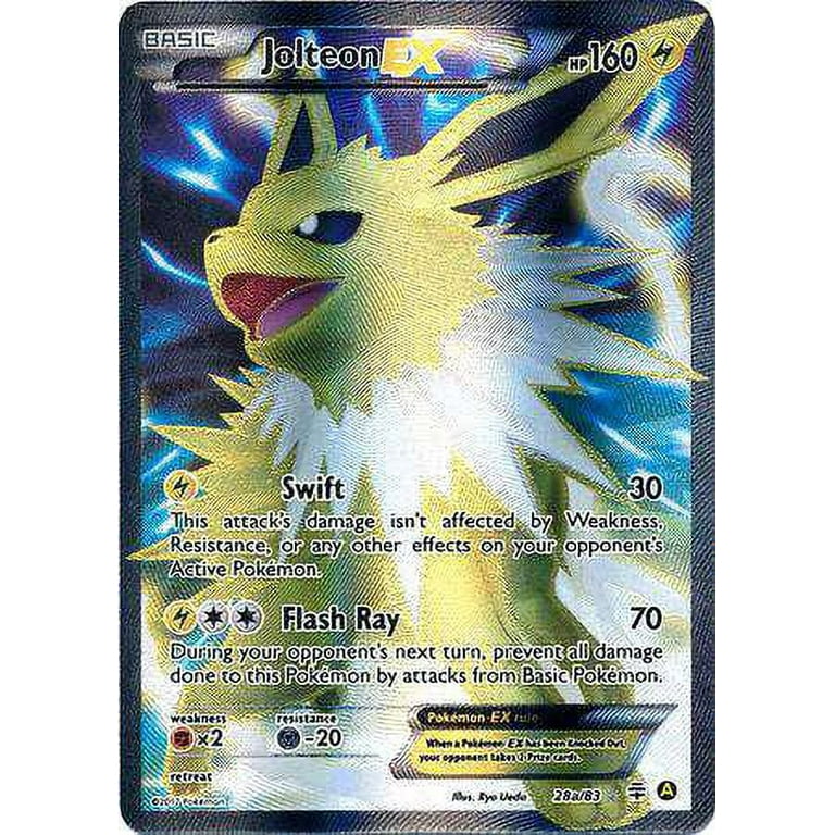 Pokemon Promo Full Art Rare Jolteon-EX XY28a - Walmart.com