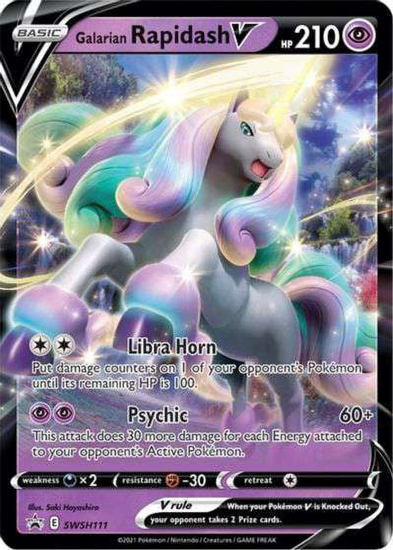 Pokemon Promo Galarian Rapidash V SWSH111 - Walmart.com Pokemon Promo Galarian Rapidash V SWSH111 - Walmart.com