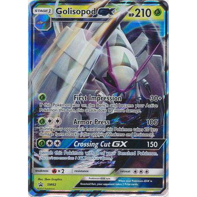 Pokémon TCG Card: Golisopod GX - 17/147 - Ultra Rare