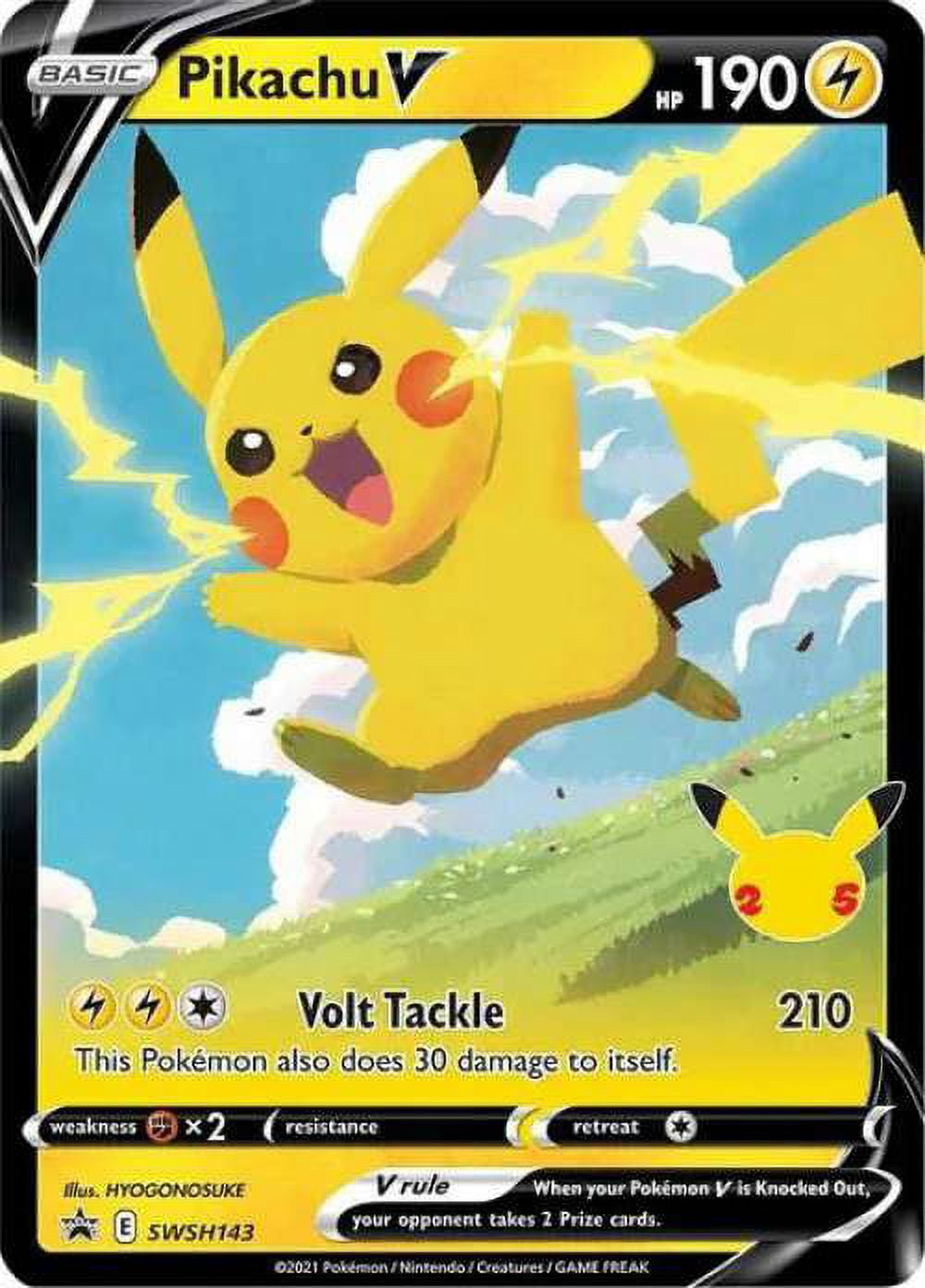pokemon pikachu v card price TCG: Box : Toys & Games Placeholder Image Provided Pikachu V (Full Art) -