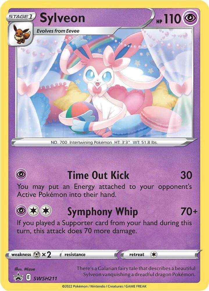 Pokemon Promo Holo Rare Sylveon SWSH211 - Walmart.com Pokemon Promo Holo Rare Sylveon SWSH211 - Walmart.com