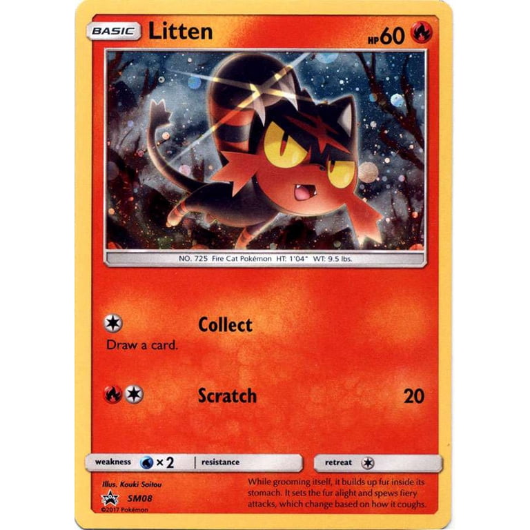 litten pokemon card value Amazon.com: Litten Pokemon Card main image 1
