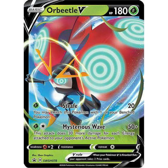 Pokemon Promo Ultra Rare Orbeetle V SWSH078