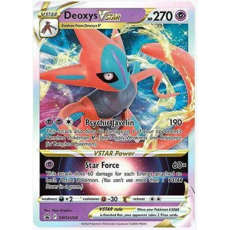Pokemon Promo Promo Rare Holo Deoxys VSTAR SWSH268 (Oversized Card)