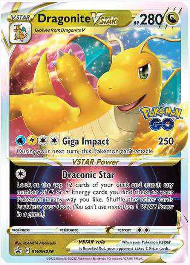 Pokemon Promo Promo Rare Holo Dragonite VSTAR SWSH236 - Walmart.com
