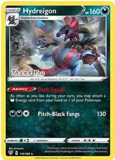 hydreigon pokemon card worth - ex 223/191 RarityDouble Rare Hit Points330 HP Formnull Pokemon Promo Rare Hydreigon #110