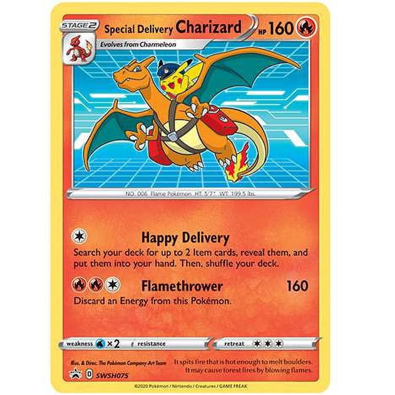 Special Delivery Charizard SWSH075未開封(7) Pokemon Promo Special Delivery Charizard SWSH075 - Walmart.com