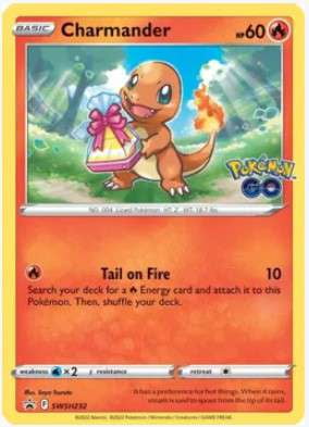 Pokemon Promo Ultra Rare Charmander SWSH232 - Walmart Business Supplies