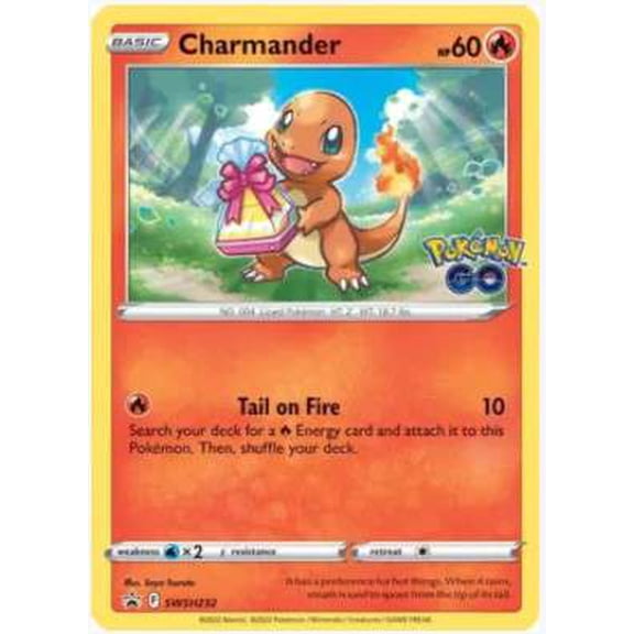 Pokemon Promo Ultra Rare Charmander SWSH232