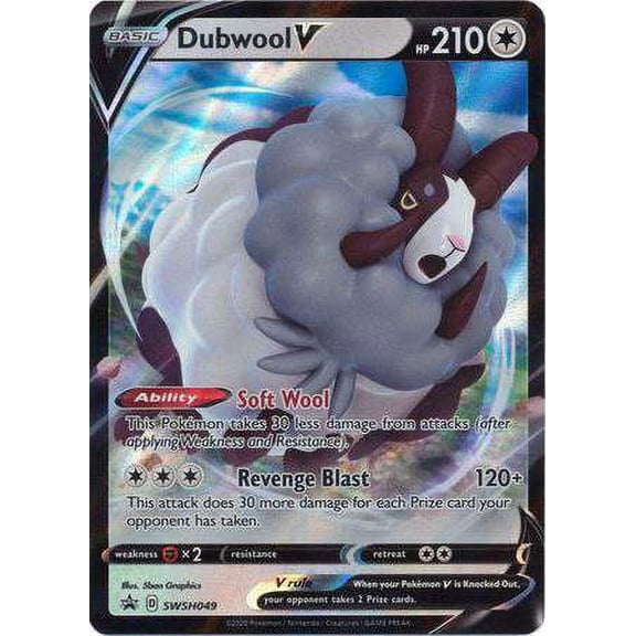 Pokemon Promo Ultra Rare Dubwool V SWSH049