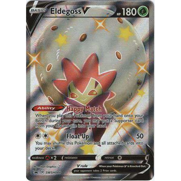 Pokemon Promo Ultra Rare Eldegoss V SWSH084 (Oversized)