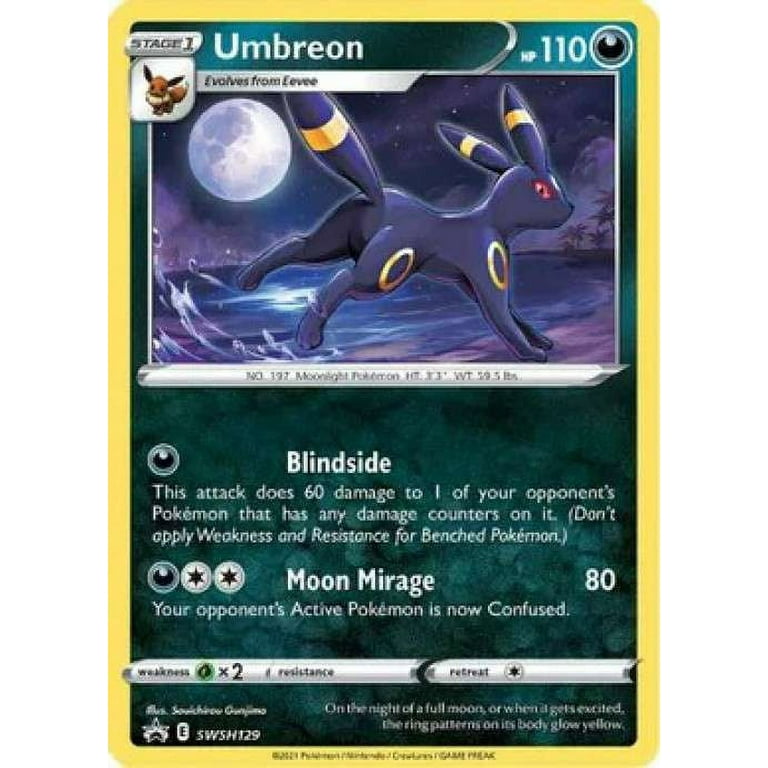 Pokemon Promo Holo Rare Umbreon SWSH129 - Walmart.com Pokemon Promo Holo Rare Umbreon SWSH129 - Walmart.com