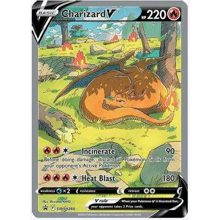 Pokemon Trading Card Game Charizard V SWSH260