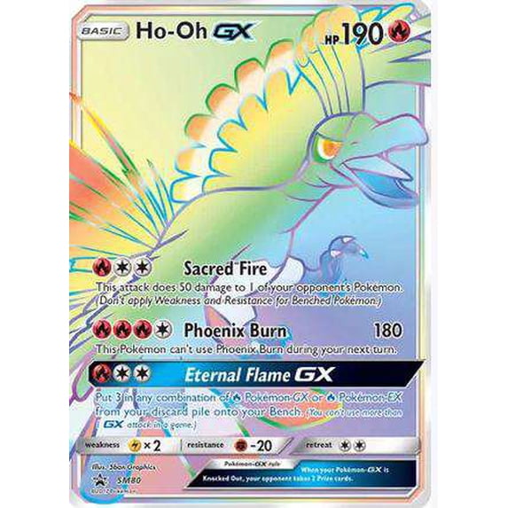 Pokemon PromoTrading PromoCard PromoGame PromoHo-Oh PromoGX PromoSM80