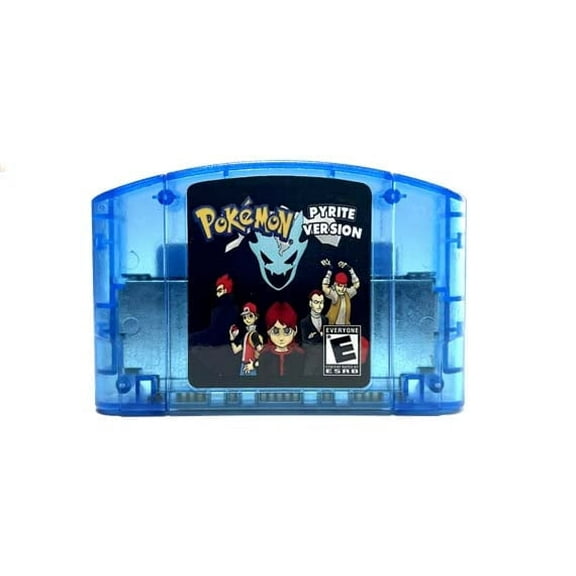 Pokemon Pyrite Version N64 Game Cartridge (See Description for instructions)