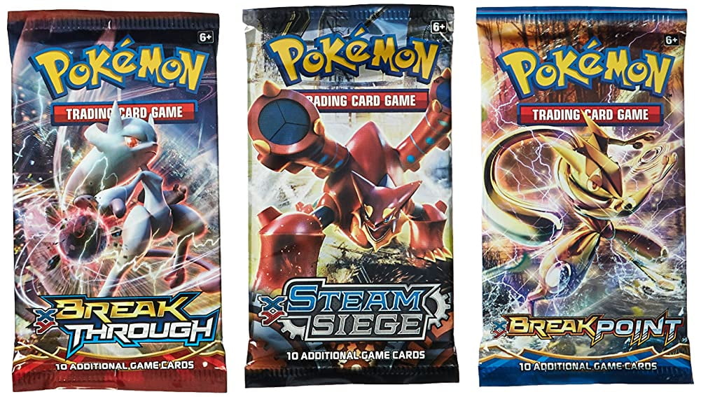 POKMON Pokemon Random Booster Cards, Pack of 3