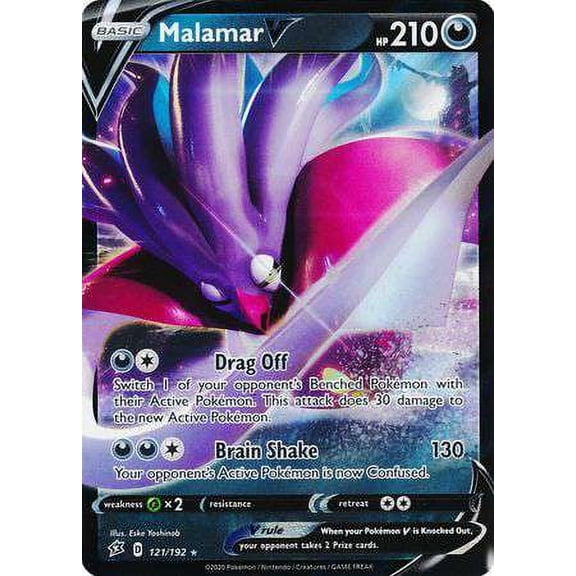 Pokemon Rebel Clash Malamar V #121