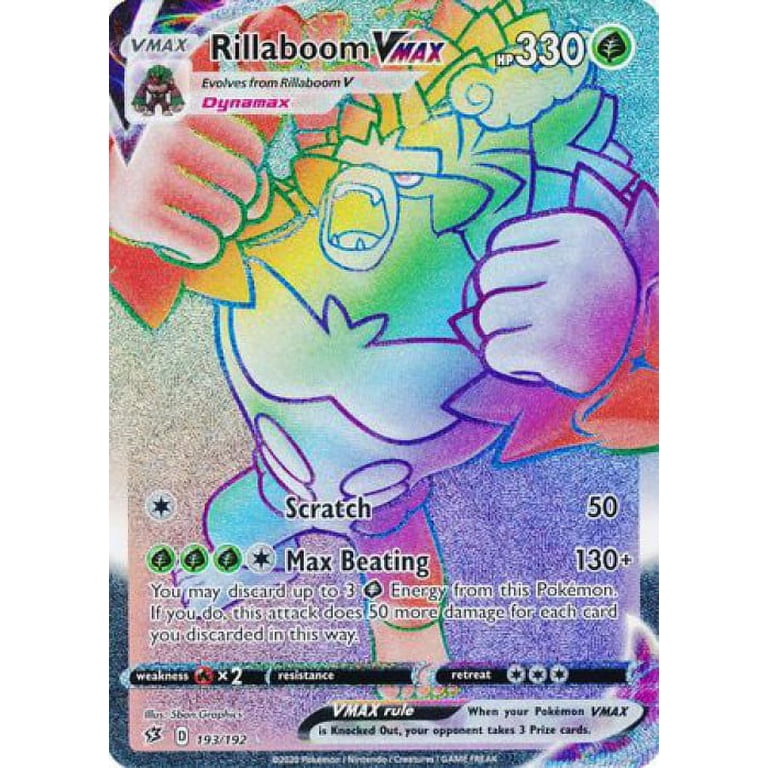 rillaboom vmax pokemon card value Pokemon Card Shining Fates SV106/SV122 SV106/SV122 Rillaboom VMAX Shin –  Brokenvase Games