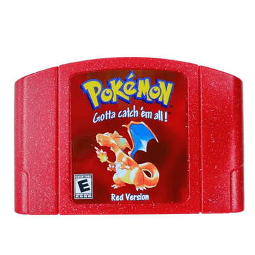Pokemon Red N64 Game Cartridge (Special Edition)