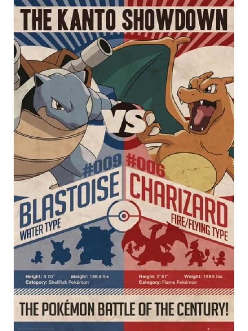 Pokemon Red vs Blue Laminated 24