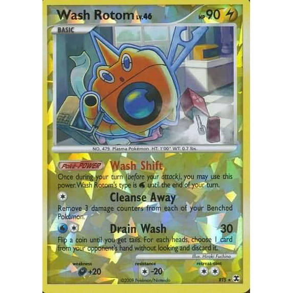 Pokemon Rising Rivals Wash Rotom RT5