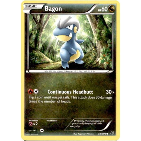Pokemon Roaring Skies Bagon #54