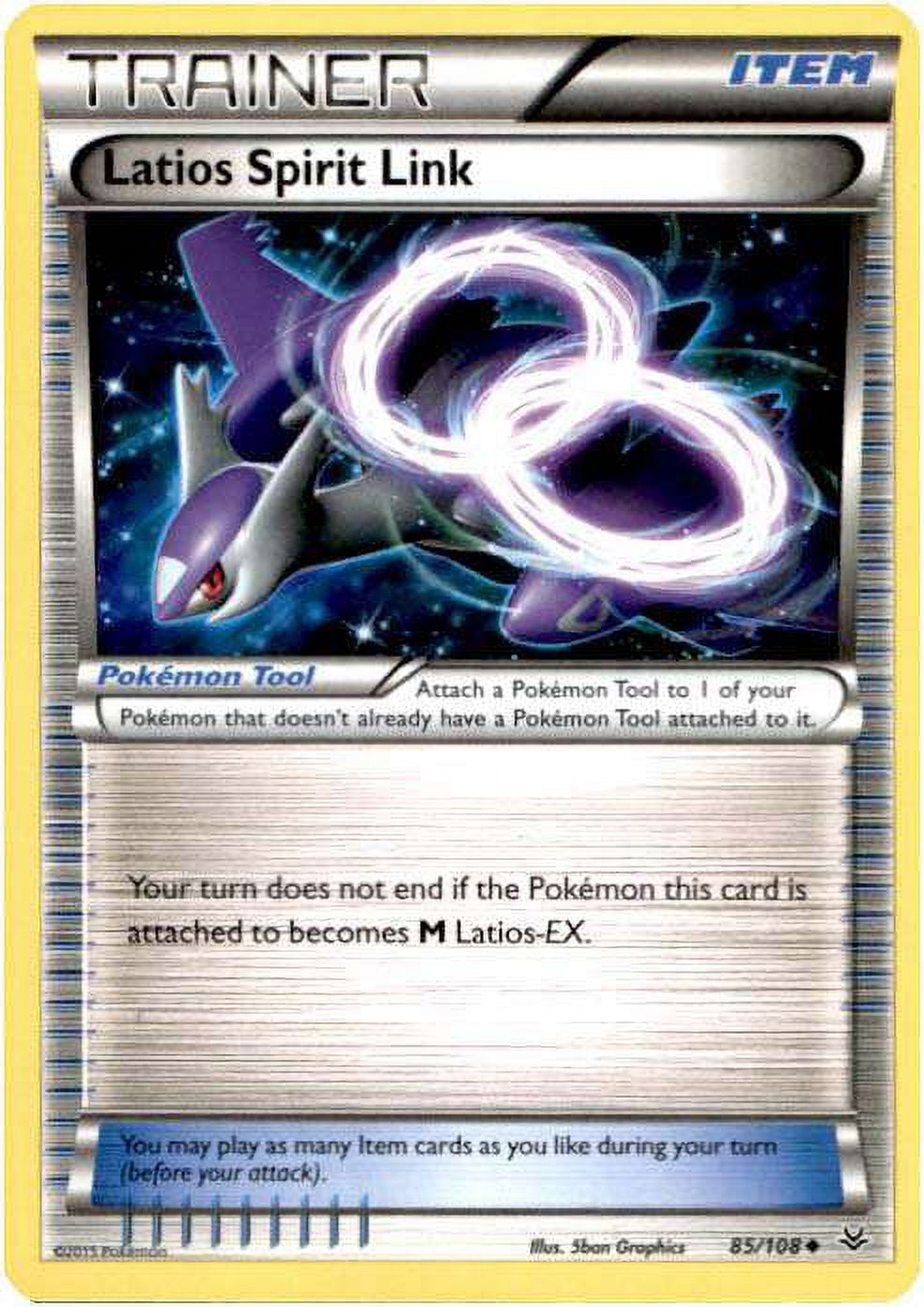 Pokemon Roaring Skies Latios Spirit Link #85 - Walmart.com