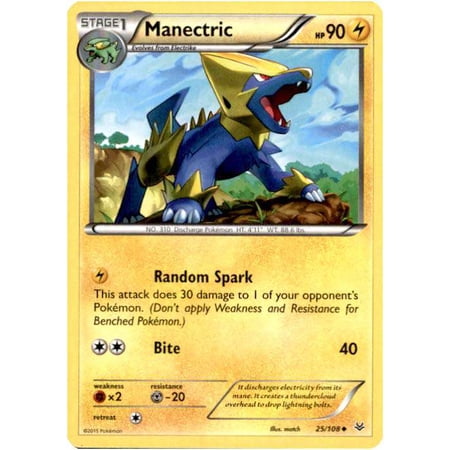 Pokemon Roaring Skies Manectric #25