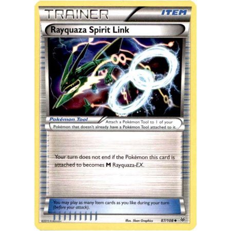 Pokemon Roaring Skies Rayquaza Spirit Link #87
