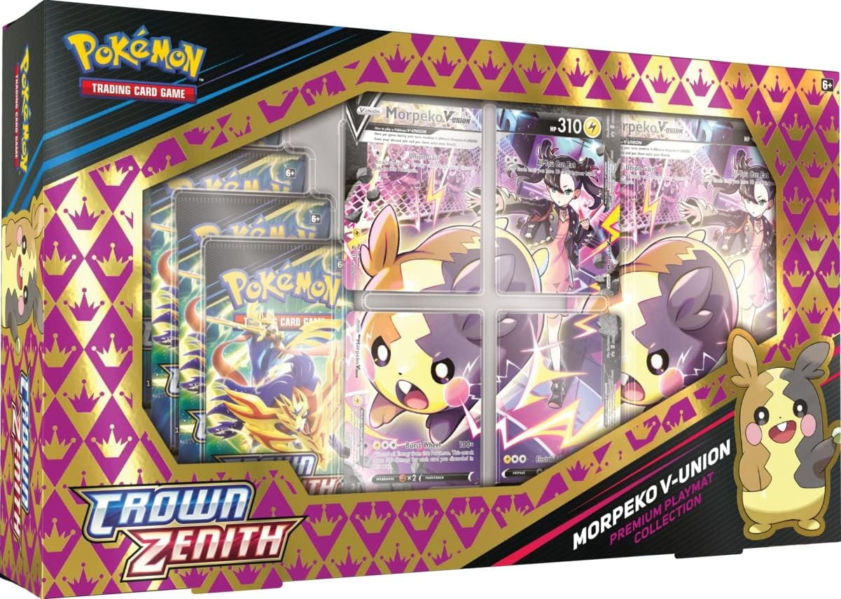 Pokemon Crown Zenith Morpeko V Union Box SAS12.5 with Cards