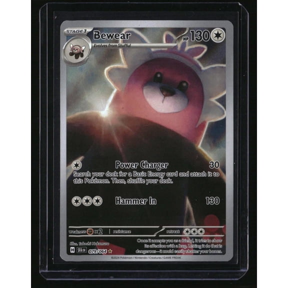Pokemon SV Shrouded Fable Bewear 079/064 Moderately Played