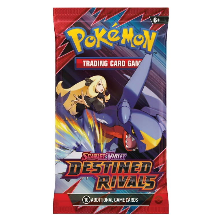 ポケモンカードゲーム NEW 60PACKS Destined Rivals sv10 Pokemon SV10 Destined Rivals Booster Pack Cynthia & Garchomp