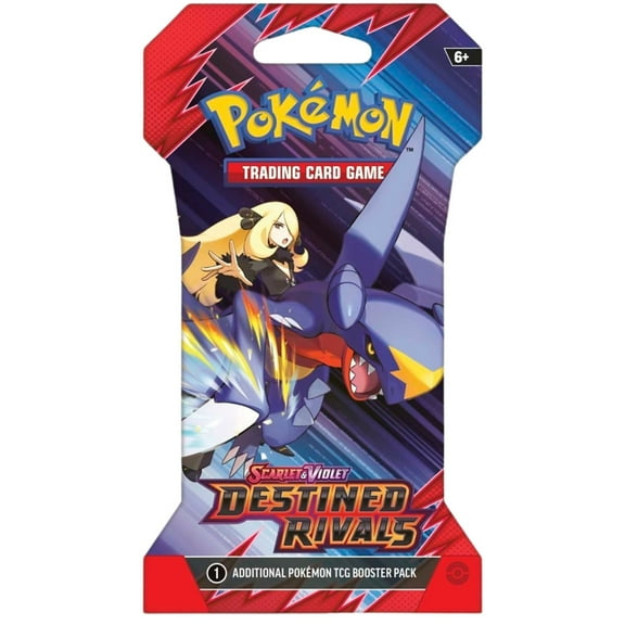 Pokemon SV10 Destined Rivals Sleeved Booster Pack Cynthia & Garchomp