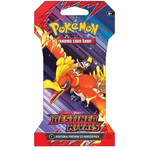 Pokemon SV10 Destined Rivals Sleeved Booster Pack Ethan & Ho-Oh