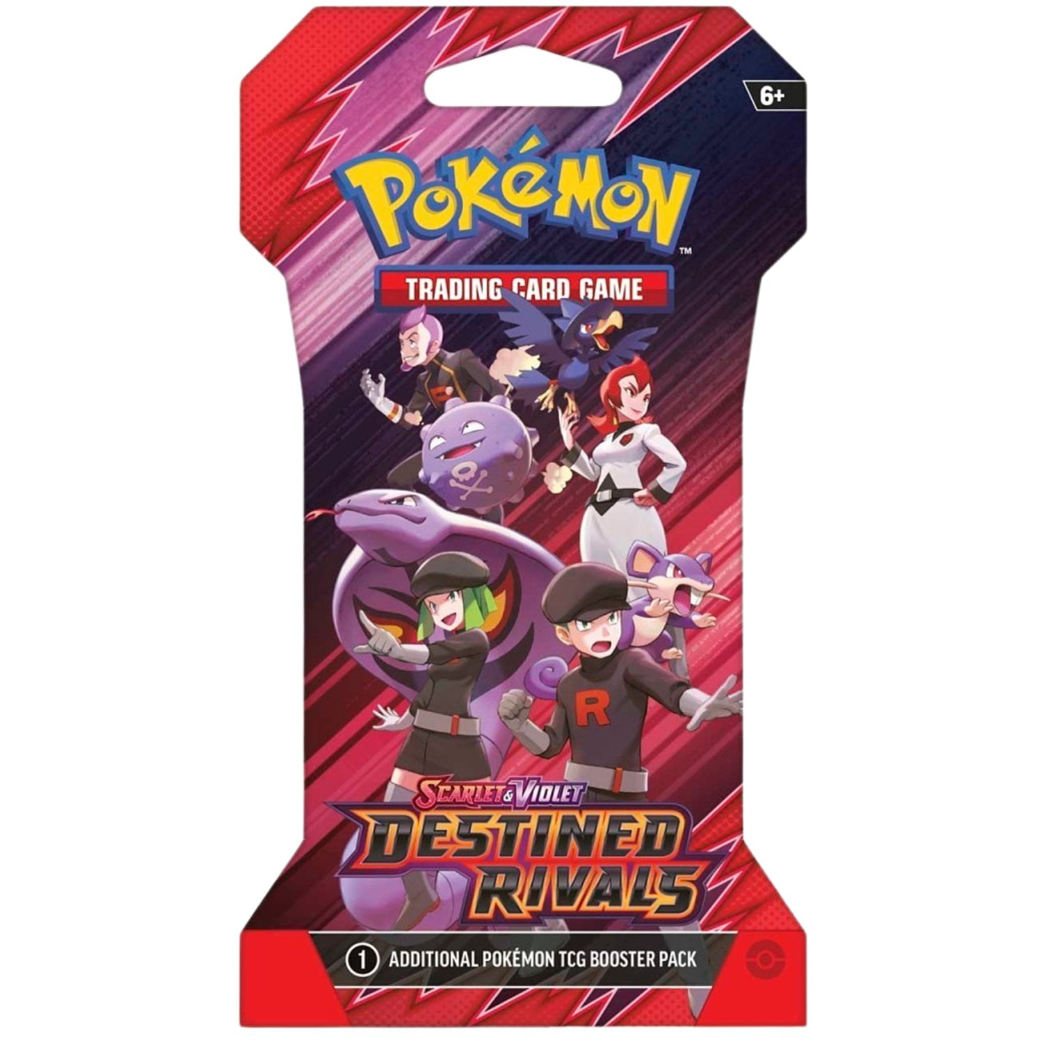 Pokemon SV10 Destined Rivals Sleeved Booster Pack Team Rocket - Walmart.com